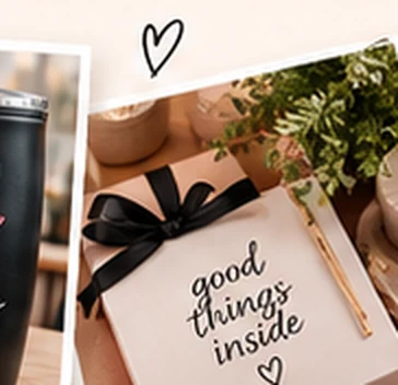 Illustrative wrapped gift
